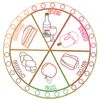 יצירה ברכות עם נצנצים זהב