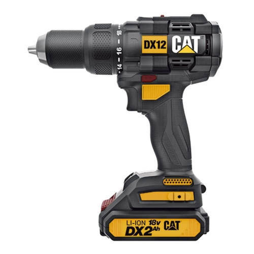מברגה / מקדחה 18V כולל 2 סוללות 2AH מבית CAT