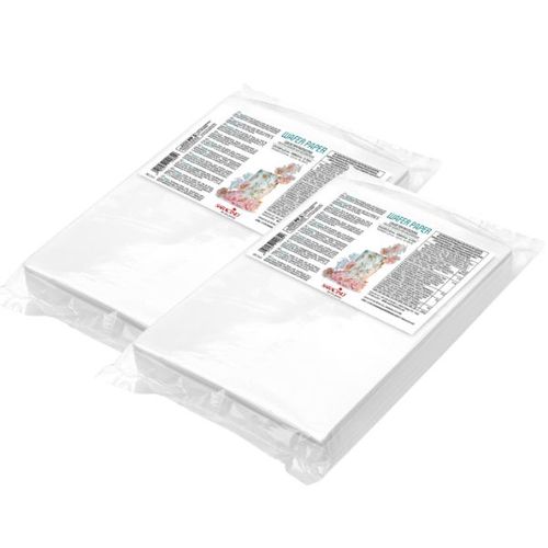 וופר פייפר Wafer paper נייר קישוט אכיל 100 יחידות סרצ'ינו