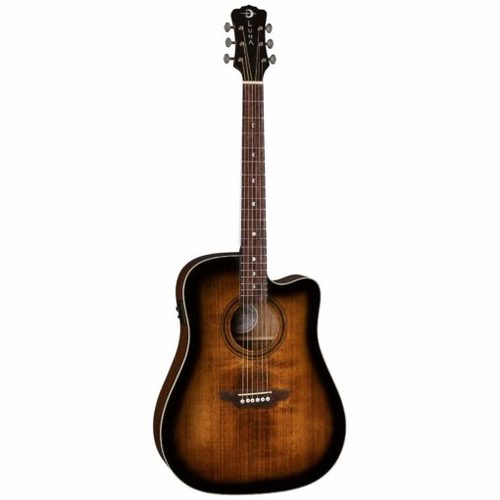  גיטרה אקוסטית מוגברת מסדרת LUNA guitars Art Vintage