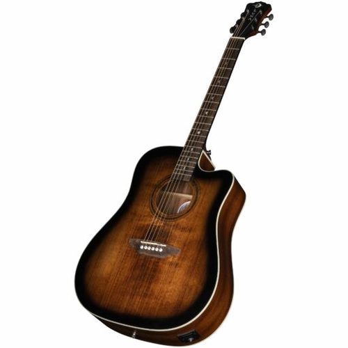  גיטרה אקוסטית מוגברת מסדרת LUNA guitars Art Vintage