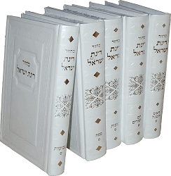 סט מחזורים רינת ישראל- בכריכת עור ממוחזר