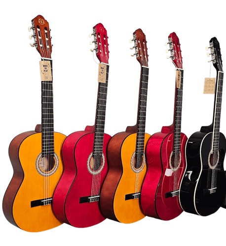 גיטרה קלאסית בצבע שחור מאט LC30 כולל תיק מבית LEGRAND