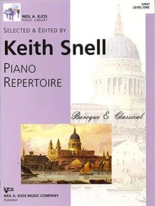 ספר תווים Piano Repertoire: Baroque & Classical - Level 1: Keith Snell