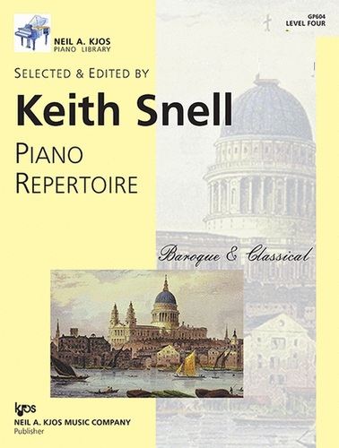 ספר תווים Piano Repertoire: Baroque & Classical - Level 4: Keith Snell