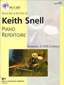 ספר תווים Piano Repertoire: Romantic & 20th Century, Level 4