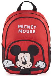 תיק גן מינימי מעוצב עם שני תאי אחסון ושני תאים צדדים לבקבוקים - מיקי