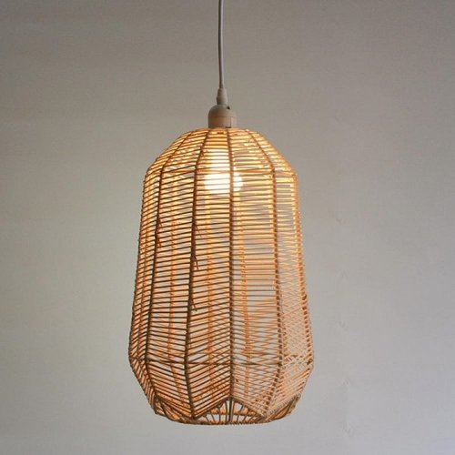 מנורת תליה - Natural Rattan