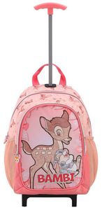 תיק גן טרולי / גב עם 2 מחזיקי בקבוקים בצדדים - במבי וארנב