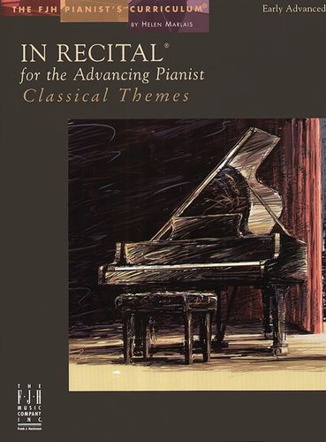 ספר תווים In Recital for the Advancing Pianist, Classical Themes