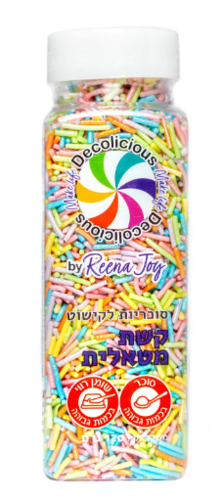 סוכריות לקישוט (100 גרם) - קשת מטאלית