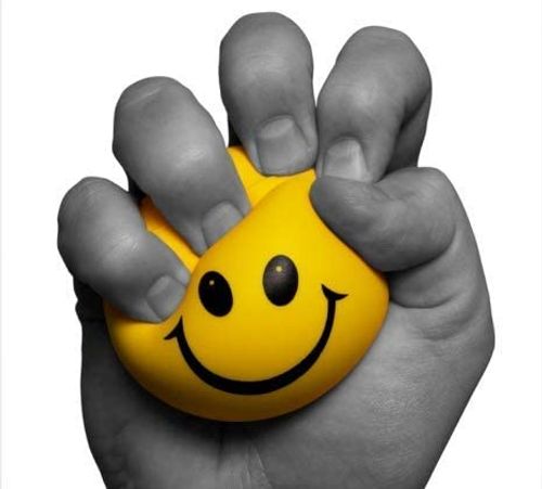 כדור לחץ מספוג - סמיילי 