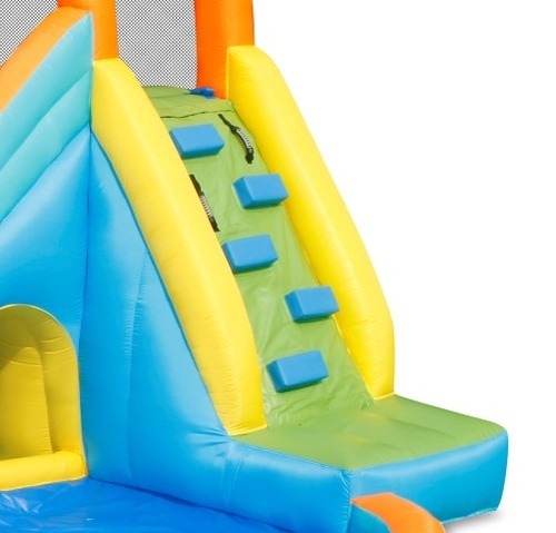 מתקן קפיצה ומים מגלשת מים בריכה ותותח Happy Hop דגם 9117 