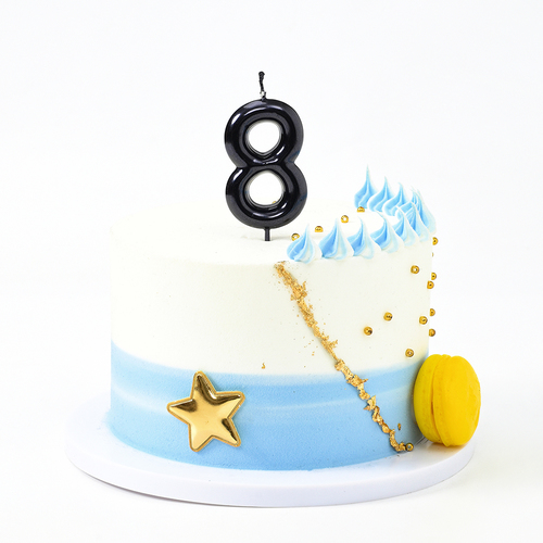 נר מספר 8 - שחור