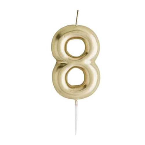 נר מספר 8 - זהב