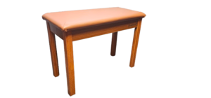 כסא פסנתר קלאסי בצבע חום PB-9 עם תא איחסון מבית LEGRAND