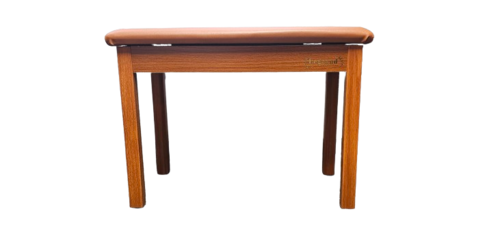 כסא פסנתר קלאסי בצבע חום PB-9 עם תא איחסון מבית LEGRAND