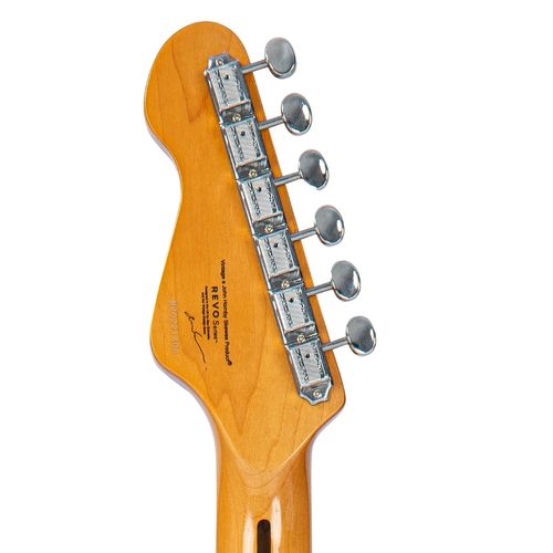 זוית נוספת Vintage REVO Series 'Vision' Electric Guitar ~ Boulevard Black