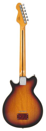 זוית נוספת Vintage REVO Series 'Vision' Electric Guitar ~ Boulevard Black_rear