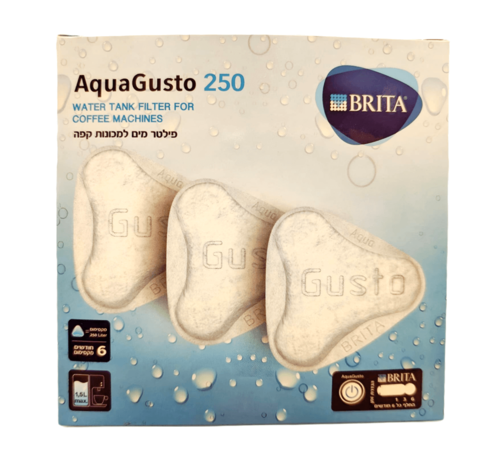 מארז 3 כריות ריכוך מים בריטה 250 -  BRITA AquaGusto
