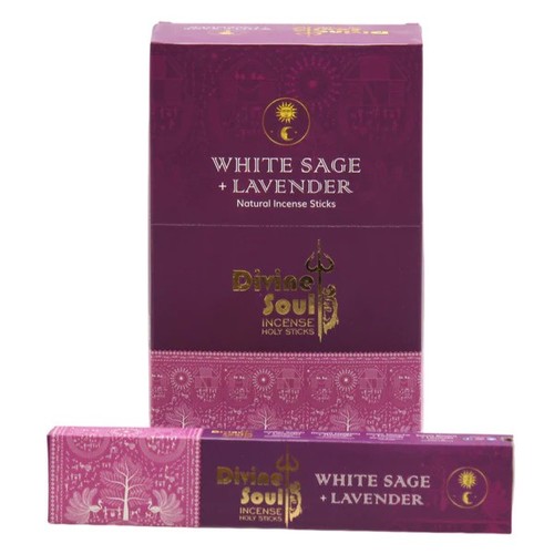 חבילת קטורת DIVINE SOUL WHITE SAGE+LAVENDER