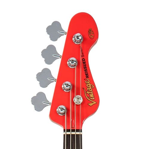 זוית נוספת Vintage VJ74 ReIssued Bass ~ Firenza Red