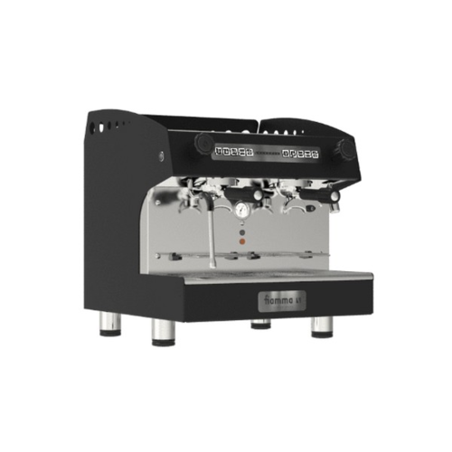 מכונת אספרסו פיאמה 2 ראשים שחורה - Fiamma Caravel 2 CV Compact 