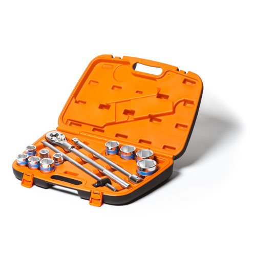 סט בוקסות דרייב 3/4 אינץ׳ 22-50 מ״מ 14 חלקים KING TOOLS דגם 1020893