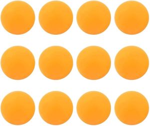 12 כדורי טניס שולחן (פינג פונג) שלושה כוכבים - כתום