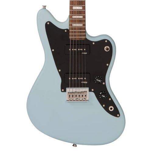 זוית נוספת Vintage V65H ReIssued Hard Tail Electric Guitar ~ Satin Blue