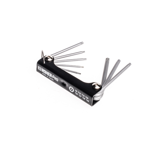 אולר מכונאי מחוזק טורקס עם חור, 8 מידות ROHER TOOLS