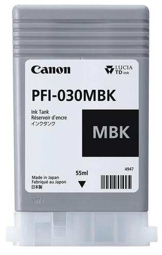 מיכל דיו מקורי Canon PFI-030MBK שחור מט 55 מ