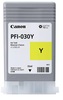 דיו צהוב לפלוטר קנון PFI-030Y - Yellow Ink Tank 55ml