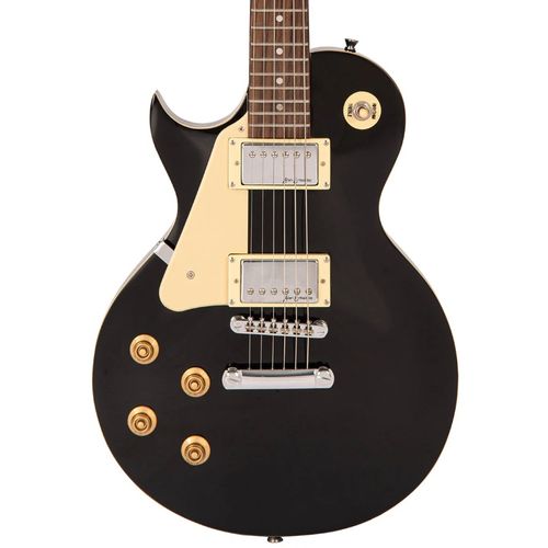 זוית נוספת Vintage V10 Coaster Series Electric Guitar ~ Left Hand Boulevard Black