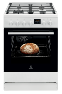 תנור משולב רוחב 60 ס"מ צבע לבן דגם LKK620200W אלקטרולוקס