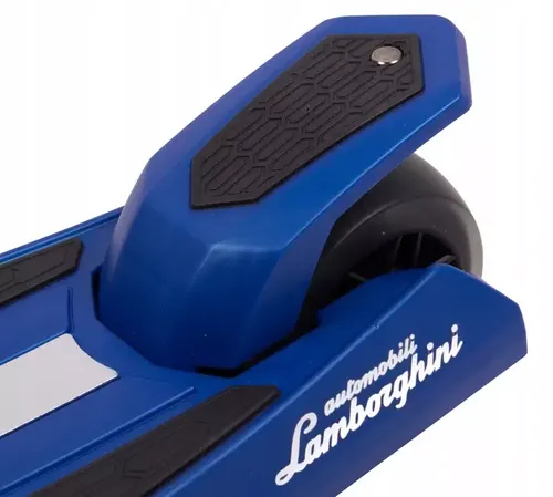 קורקינט ילדים מתקפל 3 גלגלים עם אורות וכידון 3 מצבי גובה למבורגיני - אפור