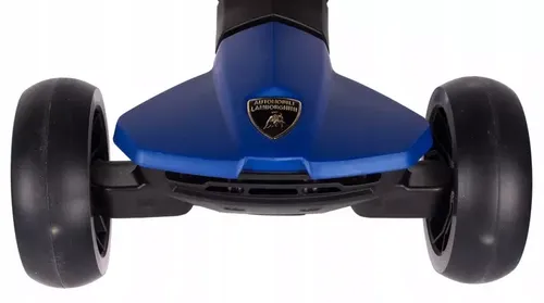 קורקינט ילדים מתקפל 3 גלגלים עם אורות וכידון 3 מצבי גובה למבורגיני - אפור