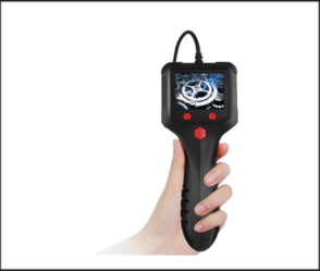 מצלמת אנדוסקופ תעשייתית + מנורת עבודה LED נטענת 