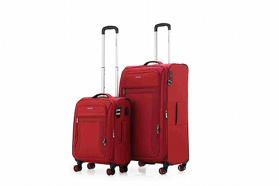 SWISS CHAMONIX סט 2 מזוודות 811 אדום