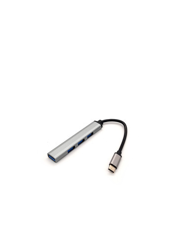מפצל TYPE-C ל-4 יצאות A USB3.0 גוף אלומיניום