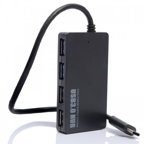 מפצל TYPE-C ל-4 יצאות A USB3.0 