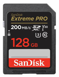 כרטיס זיכרון Sandisk Extreme Pro SD 128GB
