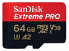 כרטיס זיכרון Sandisk Extreme Pro MicroSD 64GB