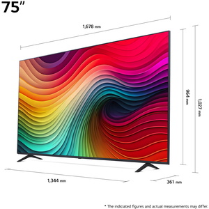 טלוויזיה 4K 75NANO81T6A‎ LG ‏75 ‏אינטש אל ג'י