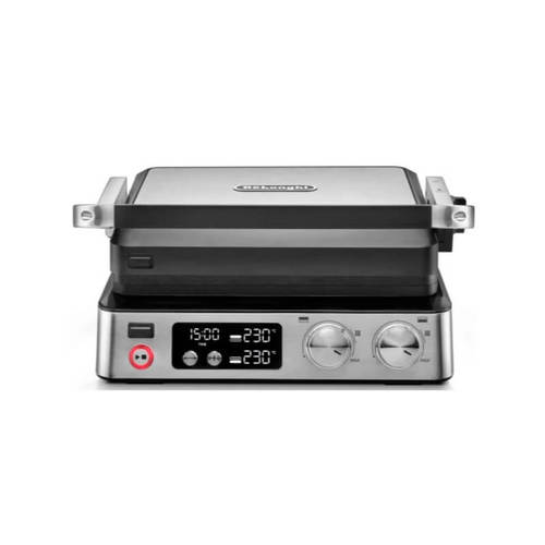 טוסטר לחיצה משולב גריל דגם CGH920D DELONGHI בצבע כסוף