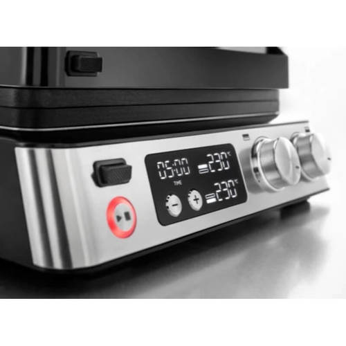 טוסטר לחיצה משולב גריל דגם CGH920D DELONGHI בצבע כסוף