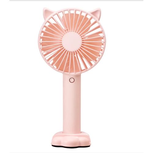מאוורר נייד עם טעינת USB ומעמד שולחני