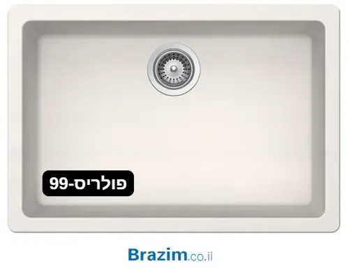 כיור מטבח אקווטופ סטרייק קריסטדור עם גימור קריסטדור.