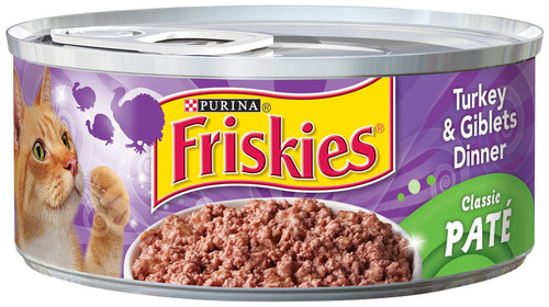 פריסקיז שימורים לחתולים פטה עוף והודו Friskies Turkey