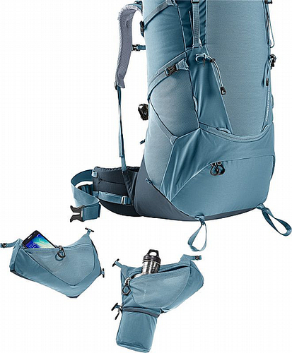 תרמיל מסע - Deuter Aircontact Core 60+10 - כחול